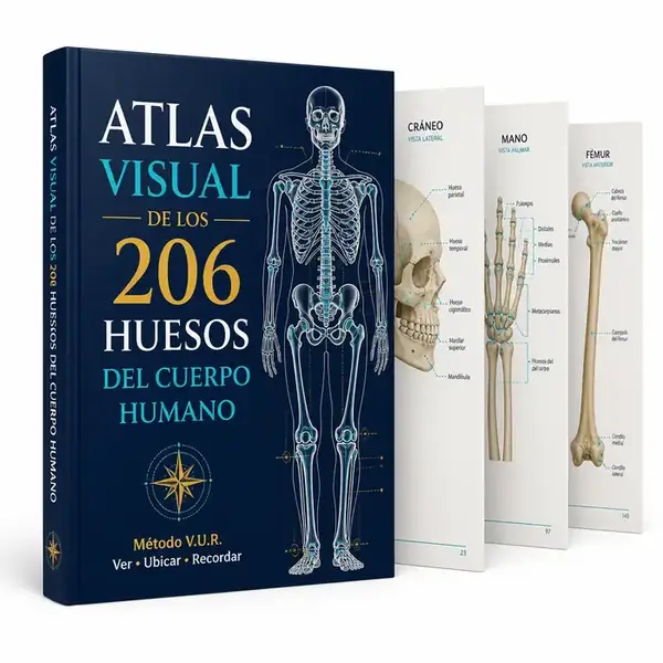 Atlas Visual de los 206 Huesos del Cuerpo Humano — Plan Básico